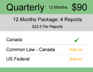 Image for Quarterly : Quarterly - 12 Months : Canada TM Monitoring