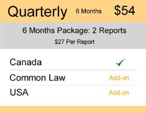 Image for Quarterly - 6 Months : Canada TM Monitoring