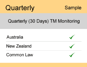 Image for Quarterly : AUS & NZ TM Monitoring - Sample Report