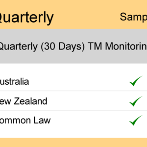 Image for Quarterly : AUS & NZ TM Monitoring - Sample Report