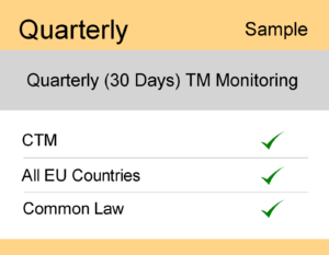 Image for Quarterly : Europe TM Monitoring - Sample Report